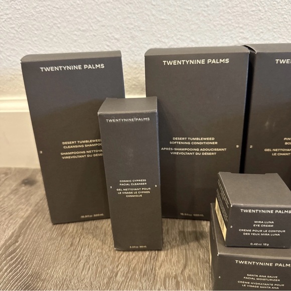 TWENTY NINE PALMS 9 PIECE SET - (No Serum/Clay Mask) - $490 MSRP - - Picture 3 of 10